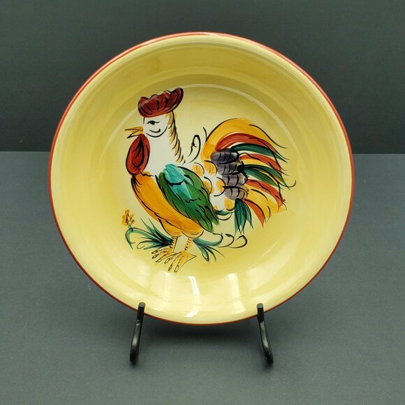 Tabletops Unlimited Porto Rooster Soup Pasta Bowls Tabletops Gallery Soup Bowls - Picture 2 of 8